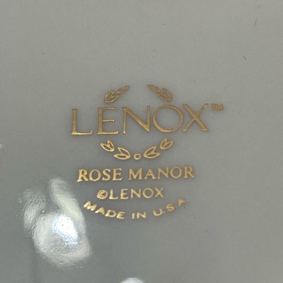 Lenox decorative bowl with plates set - Picture 5 of 5